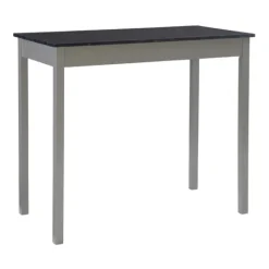 Kirkland's Home Gray And Black 3-Pc. Stool And Table Set- Dining Sets