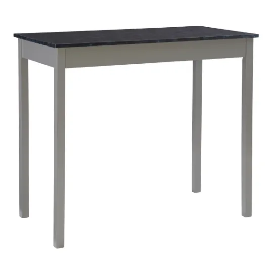 Kirkland's Home Gray And Black 3-Pc. Stool And Table Set- Dining Sets