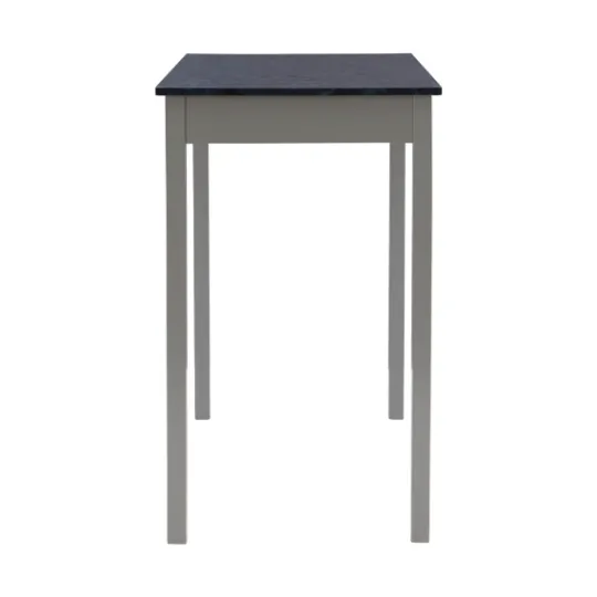 Kirkland's Home Gray And Black 3-Pc. Stool And Table Set- Dining Sets