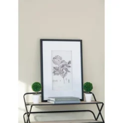 Kirkland's Home Gray And Cream Foliage 4-Pc. Framed Wall Art Set- Framed Art