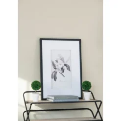 Kirkland's Home Gray And Cream Foliage 4-Pc. Framed Wall Art Set- Framed Art