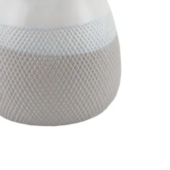 Kirkland's Home Gray And Gradient Ceramic Table Lamp- Table Lamps