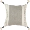 Kirkland's Home Gray And Ivory Color Block Pillow- Pillows