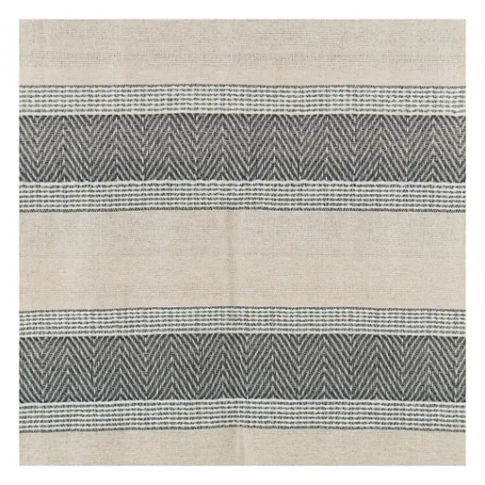 Kirkland's Home Gray And Natural Colorblock Chevron Throw- Blankets & Throws
