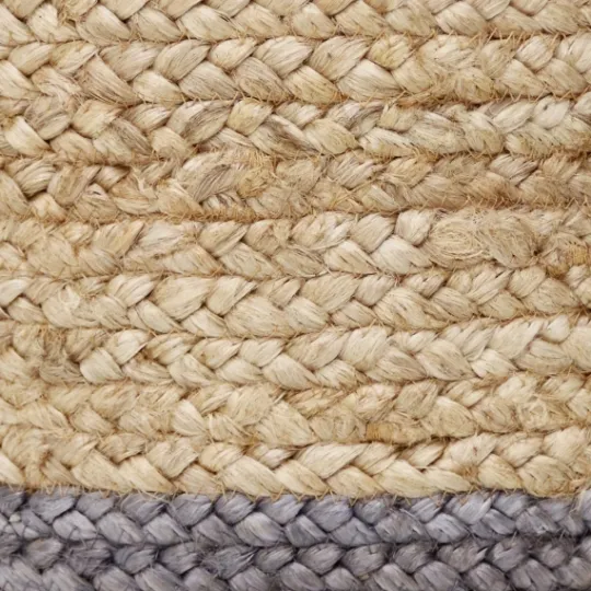 Kirkland's Home Gray And Tan Woven Jute Basket With Tassel, 19 In.- Baskets & Boxes