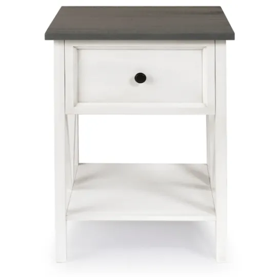 Kirkland's Home Gray And Wash Reclaimed Wood Accent Table- Accent & End Tables