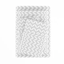 Kirkland's Home Gray And White Chevron 3-Pc. Twin Sheet Set- Bed Sheets