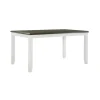 Kirkland's Home Gray And White Two-Toned Wood Dining Table- Dining Tables