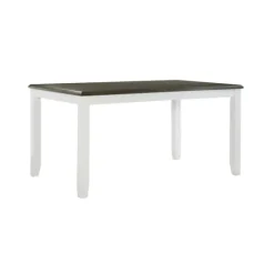 Kirkland's Home Gray And White Two-Toned Wood Dining Table- Dining Tables