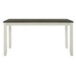 Kirkland's Home Gray And White Two-Toned Wood Dining Table- Dining Tables
