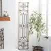 Kirkland's Home Gray Angelic Scrollwork Panel Wall Plaque- Wall Plaques
