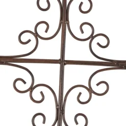 Kirkland's Home Gray Angelic Scrollwork Panel Wall Plaque- Wall Plaques