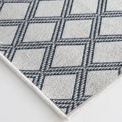 Kirkland's Home Gray Auckland Trellis Outdoor Area Rug, 6X9- Outdoor Rugs