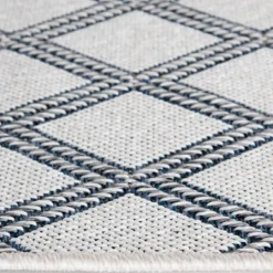 Kirkland's Home Gray Auckland Trellis Outdoor Area Rug, 6X9- Outdoor Rugs