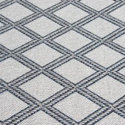 Kirkland's Home Gray Auckland Trellis Outdoor Area Rug, 5X7- Outdoor Rugs