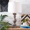 Kirkland's Home Gray Balustrade Table Lamp- Table Lamps