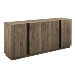 Kirkland's Home Gray Brown Modern 2-Door Sideboard- Cabinets & Sideboards