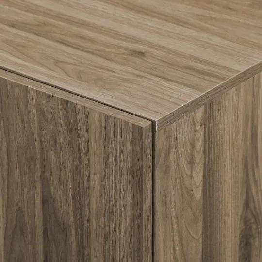 Kirkland's Home Gray Brown Modern 2-Door Sideboard- Cabinets & Sideboards