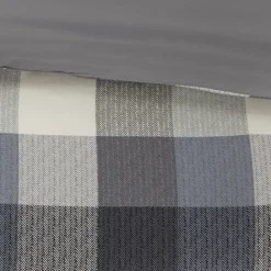 Kirkland's Home Gray Buffalo Check King 7-Pc. Comforter Set- Comforters