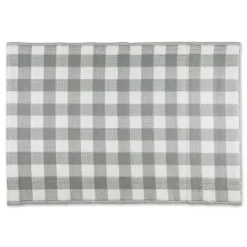Kirkland's Home Gray Buffalo Check Outdoor Area Rug, 4X6- Outdoor Rugs