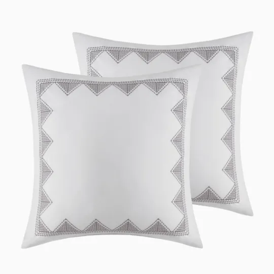 Kirkland's Home Gray Chenille Tufted California King Comforter Set- Comforters