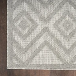 Kirkland's Home Gray Diamond Indoor/Outdoor Area Rug, 5X7- Outdoor Rugs