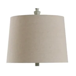 Kirkland's Home Gray Distressed Square Urn Table Lamp- Table Lamps
