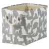 Kirkland's Home Gray Dog Show Rectangular Storage Bin, 16 In.- Baskets & Boxes