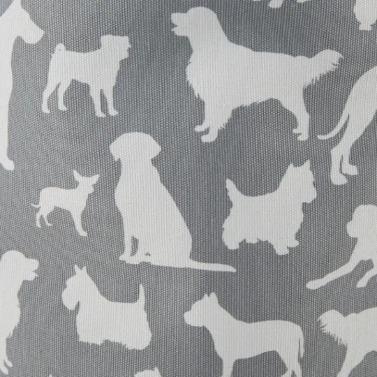 Kirkland's Home Gray Dog Show Round Storage Bin, 18 In.- Baskets & Boxes