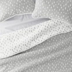 Kirkland's Home Gray Dotted Reversible 2-Pc. Twin Quilt Set- Quilts