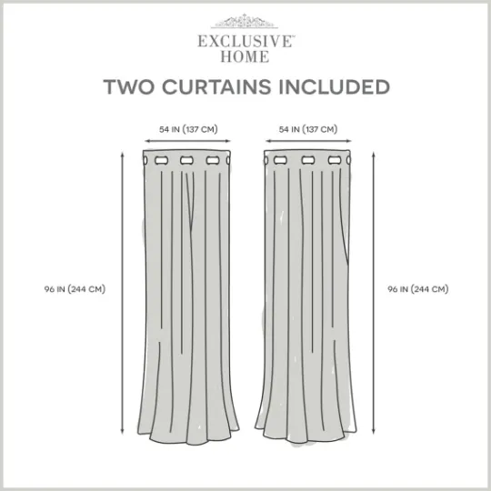 Kirkland's Home Gray Floral 2-Pc. Curtain Panel Set, 96 In.- Curtains & Drapes