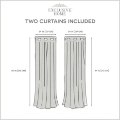 Kirkland's Home Gray Floral 2-Pc. Curtain Panel Set, 84 In.- Curtains & Drapes