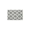 Kirkland's Home Gray Geometric Pattern Reversible Bath Mat, 34 In.- Bathroom Rugs