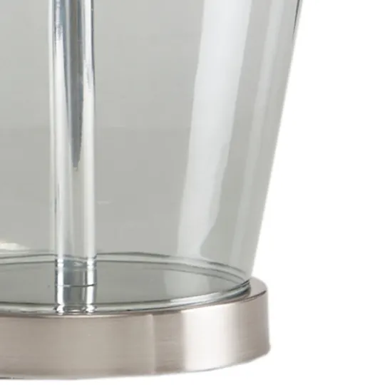 Kirkland's Home Gray Glass Bold Table Lamps, Set Of 2- Table Lamps