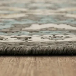 Kirkland's Home Gray Global Ikat Indoor/Outdoor Area Rug, 5X7- Outdoor Rugs