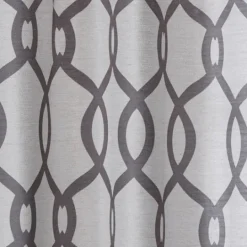 Kirkland's Home Gray Kenzie Curtain Panel Set, 96 In- Curtains & Drapes