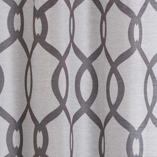 Kirkland's Home Gray Kenzie Curtain Panel Set, 96 In- Curtains & Drapes