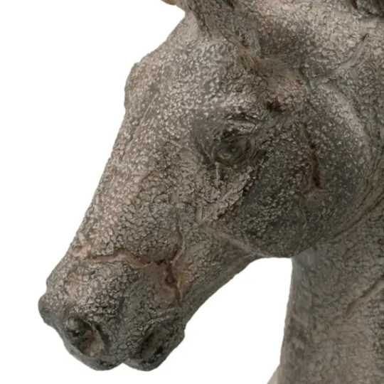 Kirkland's Home Gray Legless Horse Statue- Statues & Figurines