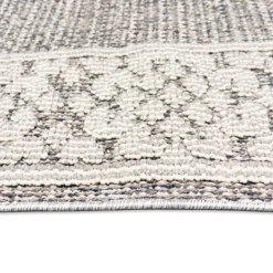Kirkland's Home Gray Leopard Border Outdoor Area Rug, 7X10- Outdoor Rugs