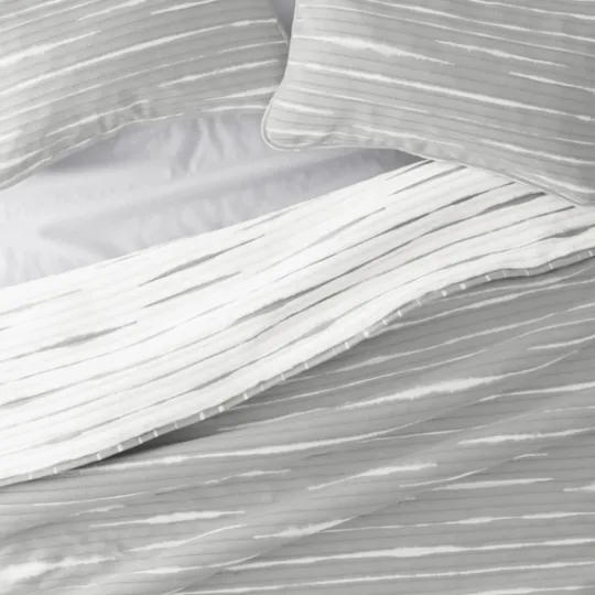 Kirkland's Home Gray Linear Reversible 3-Pc. Queen Quilt Set- Quilts
