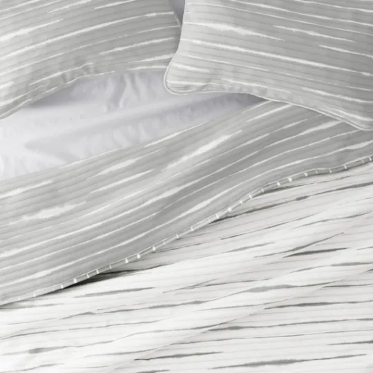 Kirkland's Home Gray Linear Reversible 3-Pc. Queen Quilt Set- Quilts