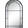 Kirkland's Home Gray Metal Arched Mirror- Decorative Mirrors