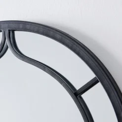 Kirkland's Home Gray Metal Arched Mirror- Decorative Mirrors