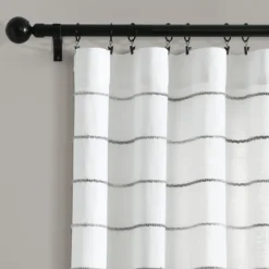 Kirkland's Home Gray Ombre Stripe Curtain Panel Set, 95 In.- Curtains & Drapes