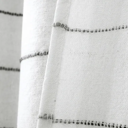 Kirkland's Home Gray Ombre Stripe Curtain Panel Set, 95 In.- Curtains & Drapes