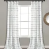 Kirkland's Home Gray Ombre Stripe Curtain Panel Set, 84 In.- Curtains & Drapes