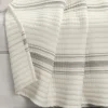 Kirkland's Home Gray Pick Stitch Stripe Decorative Throw- Blankets & Throws