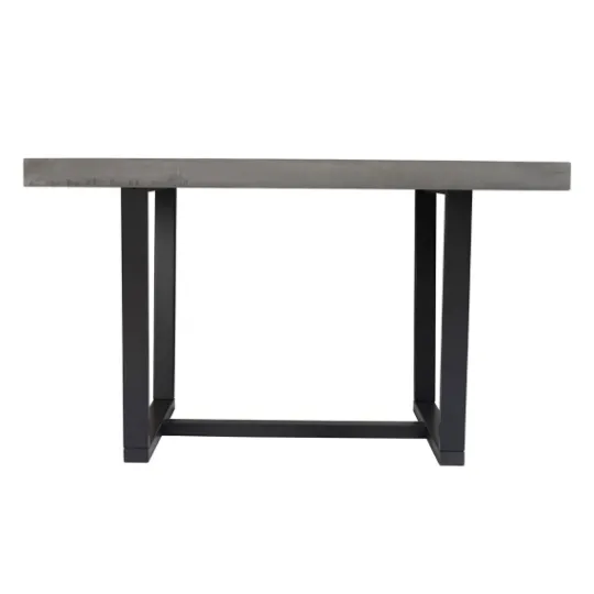Kirkland's Home Gray Solid Wood Madelyn Dining Table- Dining Tables