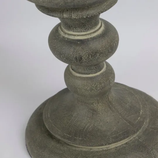 Kirkland's Home Gray Spindle Body Table Lamps, Set Of 2- Table Lamps