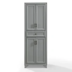 Kirkland's Home Gray Tara Pantry Cabinet- Cabinets & Sideboards